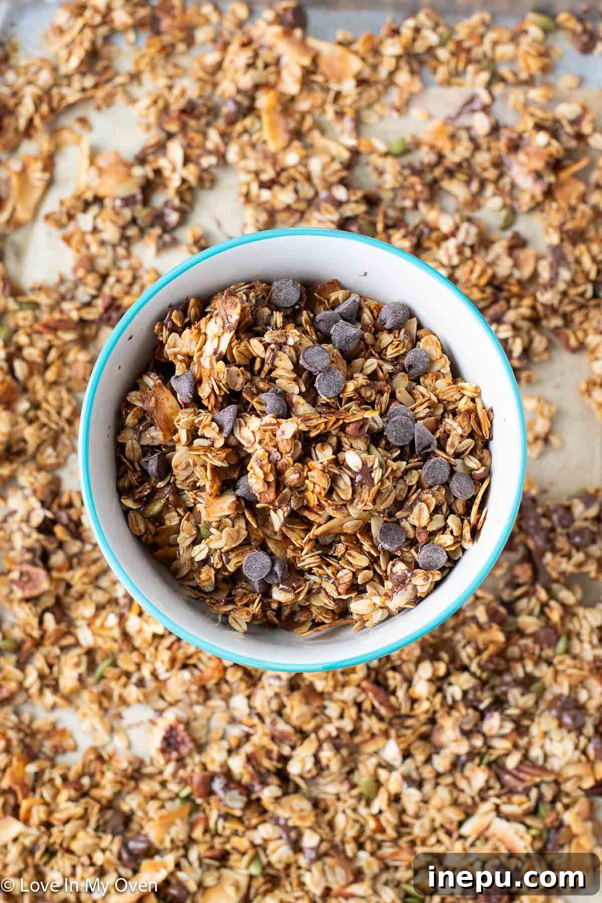 Pecan Coconut Granola Clusters