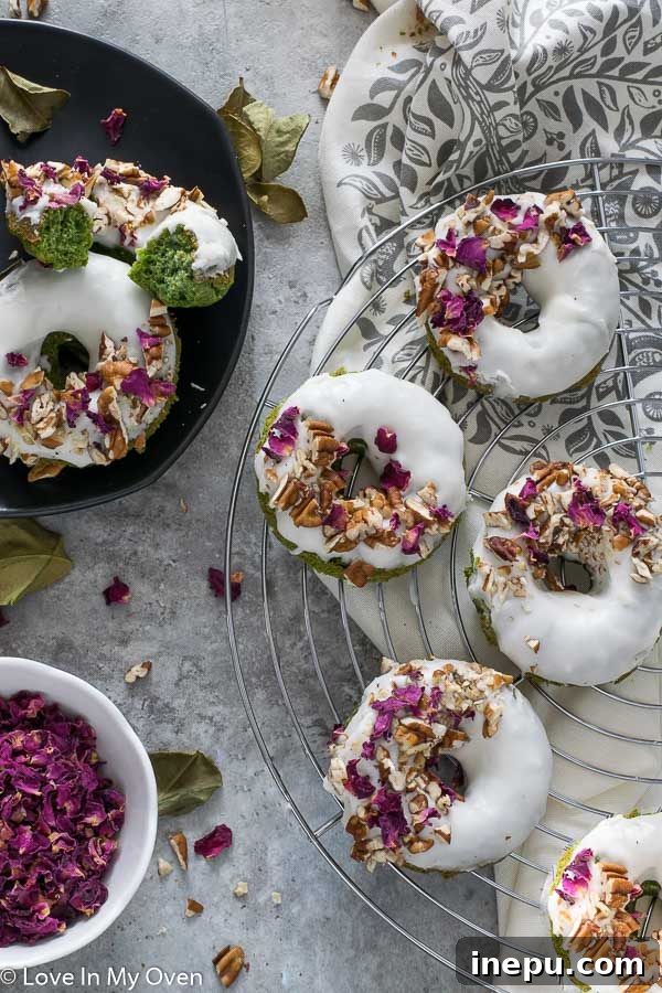 Goblin Green Baked Donuts 2 Delicious Green Monster Baked Donuts for Kids
