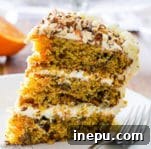 orange-carrot cake