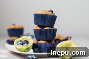 blueberry lime muffins