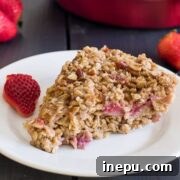 strawberry baked oatmeal