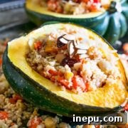 Moroccan Couscous Stuffed Acorn Squash recipe image