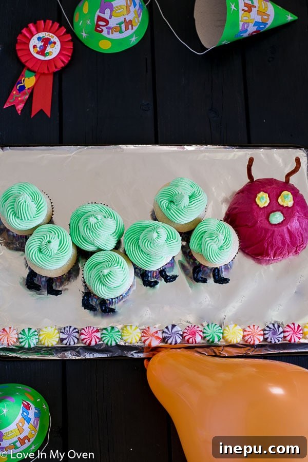 Chapter Four: The Turning of the Year 3 Walter's Very Hungry Caterpillar Birthday Party Theme and Smash Cake