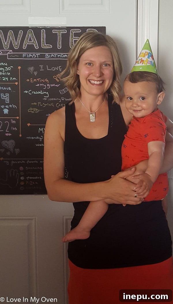 Chapter Four: The Turning of the Year 6 Smiling baby Walter celebrating his first birthday in summer