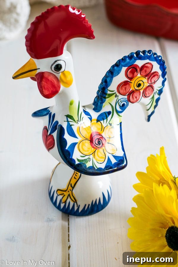 Thursday's Ten Takeaways 3 A charming 'lucky rooster' figurine, adding character to home decor.