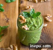walnut basil pesto