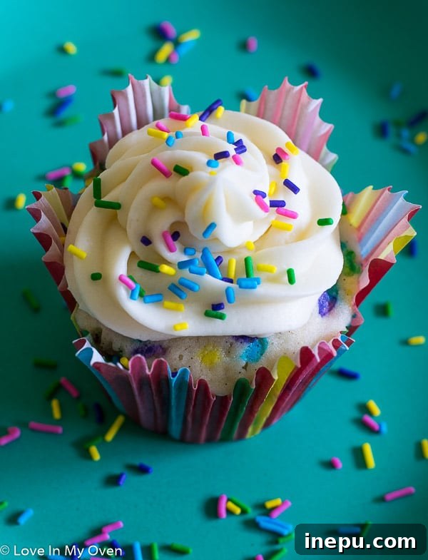 vanilla Birthday Cupcakes