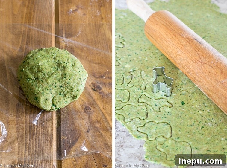 Emerald Crackers 5 parmesan spinach crackers - close up of various cracker shapes
