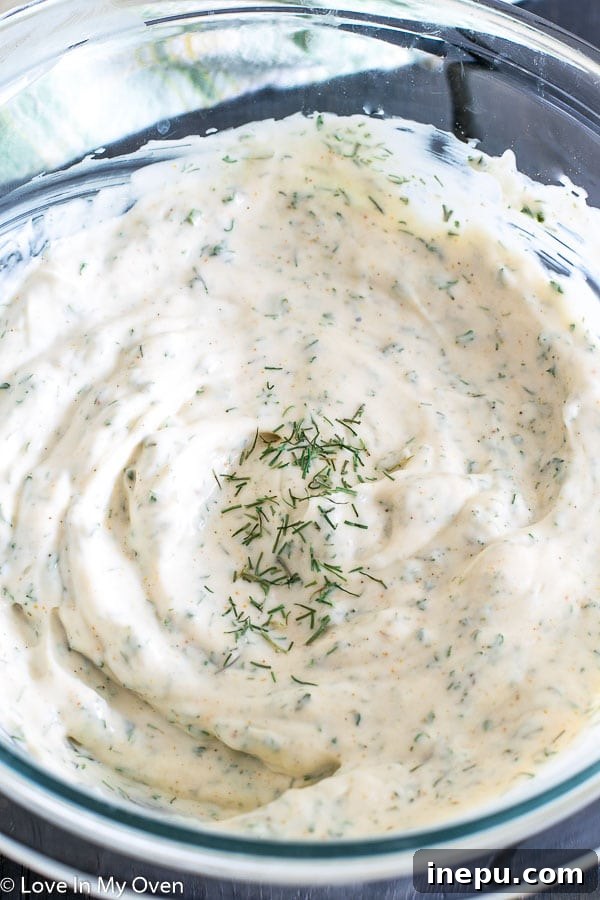 Crispy Sweet Potato Fries and Creamy Dill Dip 6 Homemade Dill Dip with Sweet Potato Fries