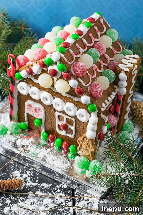 Craft Your Own Gingerbread Wonderland 3 DIY Gingerbread House Components - Ready for Assembly