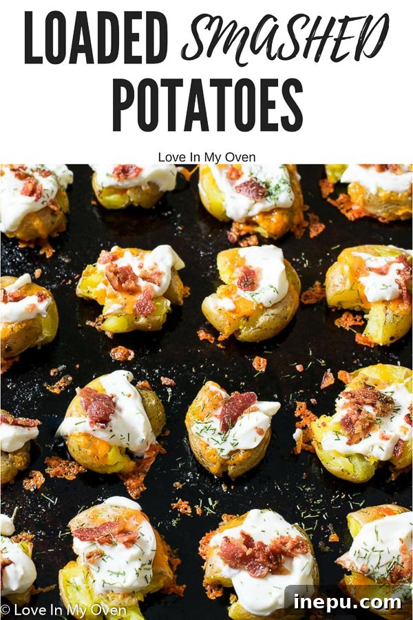 Loaded Smashed Potatoes - main image