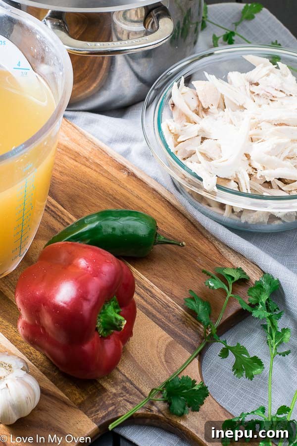 white chicken chili toppings, creamy white chicken chili, quick chicken chili