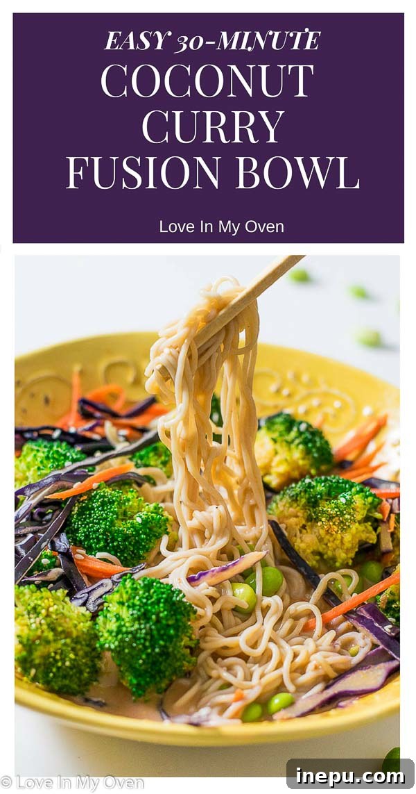 coconut curry fusion bowl