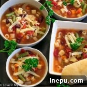 slow cooker minestrone soup