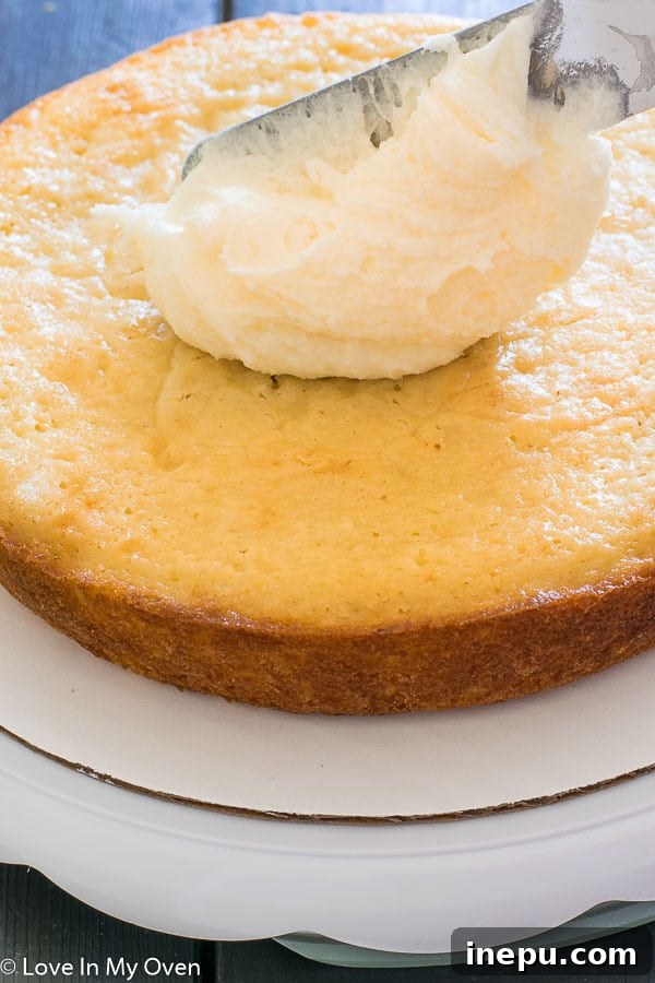 lemon layer cake with buttercream