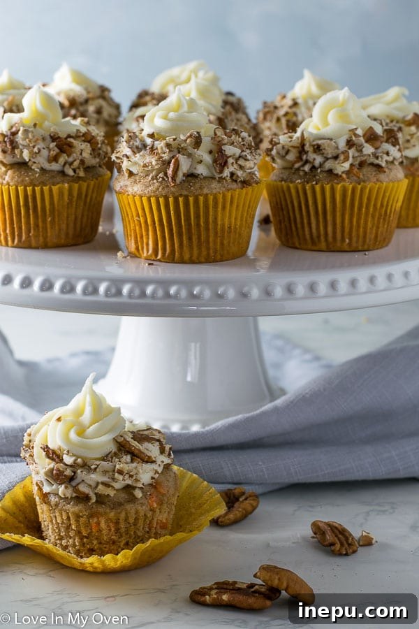 Perfectly Spiced Carrot Cupcakes 2 Delicious Homemade Carrot Cake Cupcakes