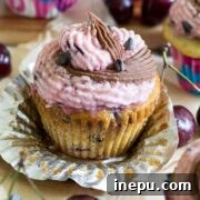 cherry chip cupcakes