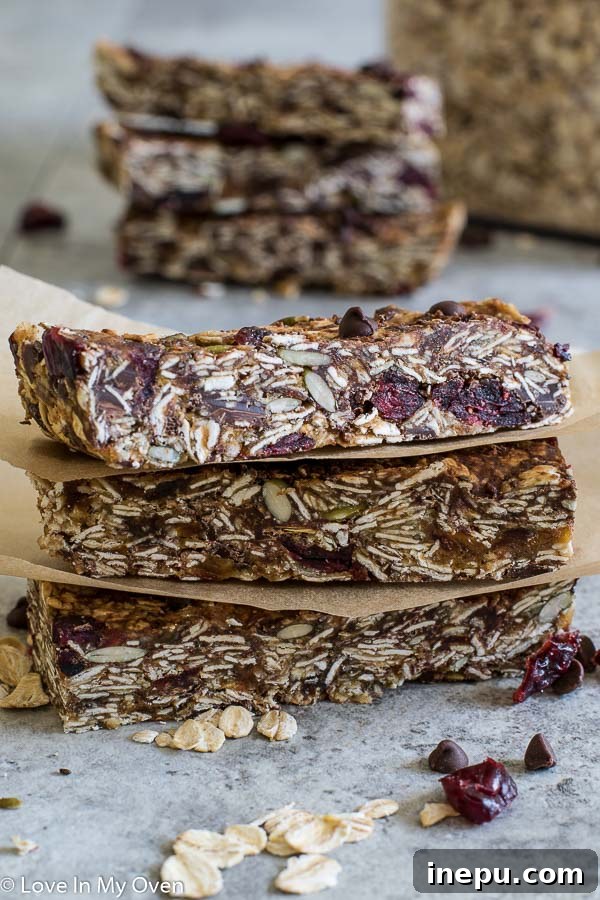 Nut-Free Chewy Granola Bars - Delicious Homemade Snack