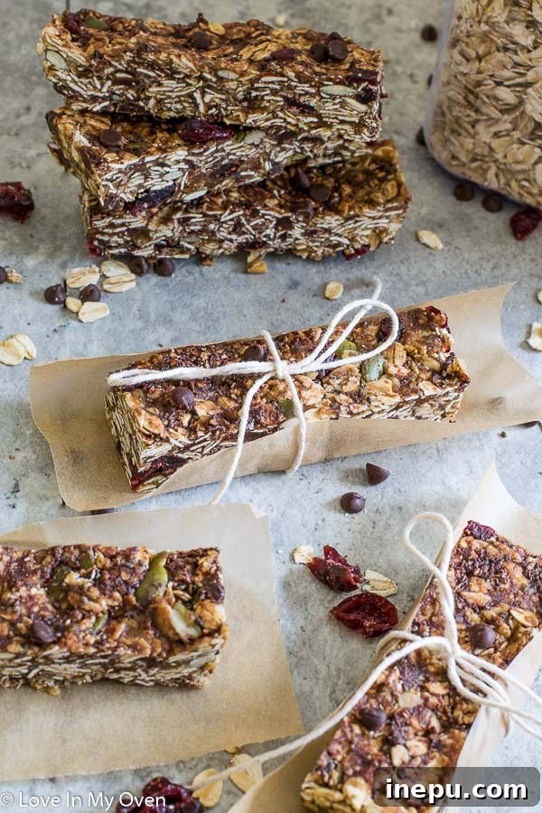 Easy No-Bake Granola Bars with Pumpkin Seed Butter
