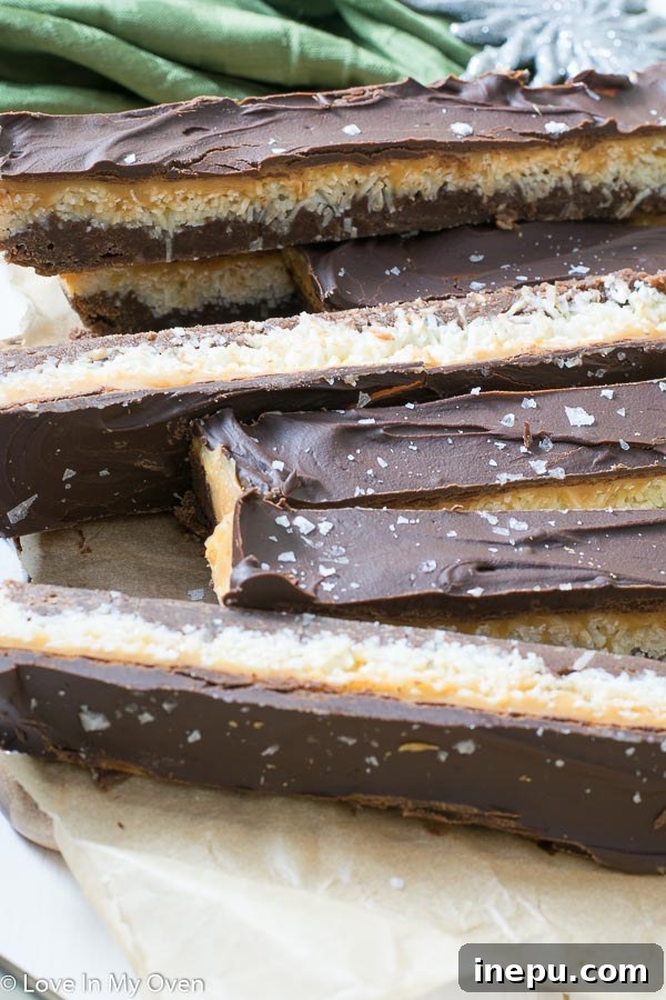 Chocolate Caramel Bliss Bars - Ready to Enjoy
