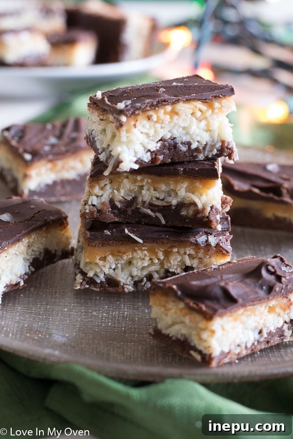 Chocolate Caramel Bliss Bars - Perfect Holiday Treat