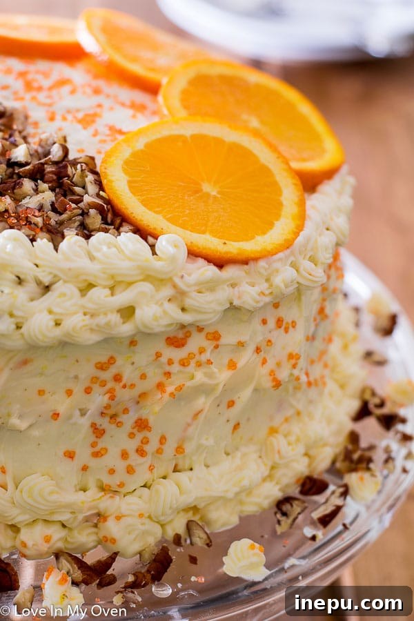 Chapter 11 - 2018 3 Orange Carrot Cake with cream cheese frosting