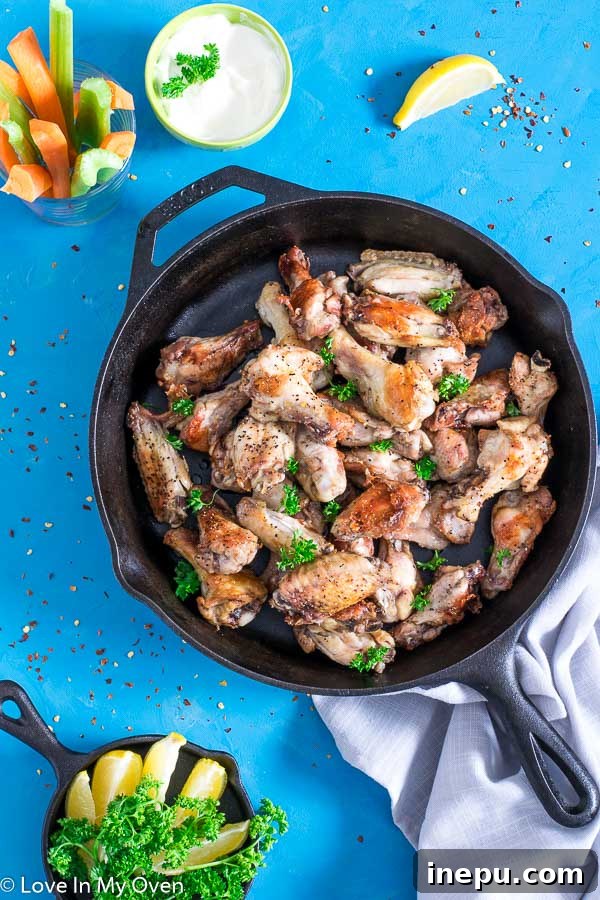 Golden Crisp Oven Wings 2 Crispy Baked Chicken Wings