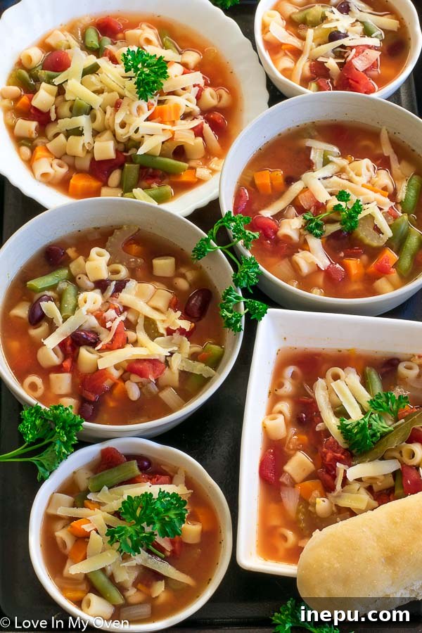 Hearty Crockpot Minestrone Soup - Perfect for Cold Days